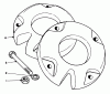 Mähdecks 30721 - Toro 72" Side Discharge Mower (SN: 900001 - 999999) (1979) Ersatzteile WHEEL WEIGHTS MODEL NO. 11-0440 (OPTIONAL)