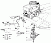 Rasenmäher Antrieb 30102 - Toro Mid-Size ProLine Gear Traction Unit, 12 hp (SN: 1000001 - 1999999) (1991) Ersatzteile ENGINE ASSEMBLY