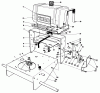 Rasenmäher Antrieb 30103 - Toro Mid-Size ProLine Gear Traction Unit, 12 hp (SN: 8000001 - 8999999) (1988) Ersatzteile FRAME ASSEMBLY