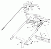 Rasenmäher Antrieb 30111 - Toro Mid-Size ProLine Gear Traction Unit, 11 hp (SN: 7000001 - 7999999) (1987) Ersatzteile HANDLE ASSEMBLY