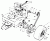 Rasenmäher Antrieb 30112 - Toro Mid-Size ProLine Gear Traction Unit, 12.5 hp (SN: 7000001 - 7999999) (1987) Ersatzteile AXLE ASSEMBLY