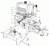 Rasenmäher Antrieb 30112 - Toro Mid-Size ProLine Gear Traction Unit, 12.5 hp (SN: 9000001 - 9999999) (1989) Ersatzteile FRAME ASSEMBLY