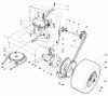 Rasenmäher Antrieb 30113 - Toro Mid-Size ProLine Gear Traction Unit, 8 hp (SN: 6000001 - 6999999) (1986) Ersatzteile AXLE ASSEMBLY