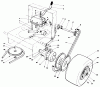 Rasenmäher Antrieb 30113 - Toro Mid-Size ProLine Gear Traction Unit, 8 hp (SN: 7000001 - 7999999) (1987) Ersatzteile AXLE ASSEMBLY