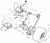 Rasenmäher Antrieb 30113 - Toro Mid-Size ProLine Gear Traction Unit, 8 hp (SN: 8000001 - 8999999) (1988) Ersatzteile AXLE ASSEMBLY