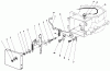 Rasenmäher Antrieb 30113 - Toro Mid-Size ProLine Gear Traction Unit, 8 hp (SN: 8000001 - 8999999) (1988) Ersatzteile GOVERNOR ASSEMBLY