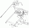 Rasenmäher Antrieb 30113 - Toro Mid-Size ProLine Gear Traction Unit, 8 hp (SN: 8000001 - 8999999) (1988) Ersatzteile HANDLE ASSEMBLY