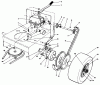 Rasenmäher Antrieb 30114 - Toro Mid-Size ProLine Gear Traction Unit, 14 hp (SN: 0000001 - 0999999) (1990) Ersatzteile AXLE ASSEMBLY
