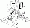 Rasenmäher Antrieb 30116 - Toro Mid-Size ProLine Gear Traction Unit, 16 hp (SN: 6000001 - 6999999) (1986) Ersatzteile FRAME ASSEMBLY