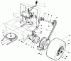 Rasenmäher Antrieb 30116 - Toro Mid-Size ProLine Gear Traction Unit, 16 hp (SN: 9000001 - 9999999) (1989) Ersatzteile AXLE ASSEMBLY