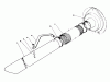 Laubbläser / Laubsauger 62923 - Toro 5 hp Lawn Vacuum (SN: 6000001 - 6999999) (1986) Ersatzteile VACUUM HOSE KIT (MODEL 59085) (OPTIONAL)