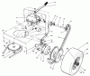 Rasenmäher Antrieb 30156 - Toro Mid-Size ProLine Traction Unit, Gear Drive, 12.5 hp (SN: 200001 - 299999) (1992) Ersatzteile AXLE ASSEMBLY