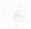 Rasenmäher Antrieb 30165 - Toro Mid-Size ProLine Traction Unit, Gear Drive, 12.5 hp (SN: 200000001 - 200999999) (2000) Ersatzteile WHEEL ASSEMBLY
