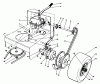 Rasenmäher Antrieb 30165 - Toro Mid-Size ProLine Traction Unit, Gear Drive, 12.5 hp (SN: 2000001 - 2999999) (1992) Ersatzteile AXLE ASSEMBLY