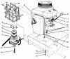 Rasenmäher Antrieb 30165 - Toro Mid-Size ProLine Traction Unit, Gear Drive, 12.5 hp (SN: 5900001 - 5999999) (1995) Ersatzteile ENGINE & CLUTCH ASSEMBLY