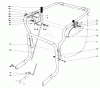 Laubbläser / Laubsauger 62912 - Toro 5 hp Lawn Vacuum (SN: 9000001 - 9999999) (1979) Ersatzteile CONTROLS & HANDLE ASSEMBLY (MODEL 62912)