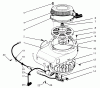 Rasenmäher Antrieb 30166 - Toro Mid-Size ProLine Traction Unit, Gear Drive, 12.5 hp (SN: 590001 - 599999) (1995) Ersatzteile RECOIL & FLYWHEEL ASSEMBLY