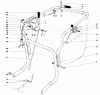 Laubbläser / Laubsauger 62912 - Toro 5 hp Lawn Vacuum (SN: 9000001 - 9999999) (1979) Ersatzteile HANDLE ASSEMBLY (MODEL 62923)