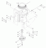 Rasenmäher Antrieb 30167 - Toro Mid-Size ProLine Traction Unit, Gear Drive, 12.5 hp (SN: 210000001 - 210999999) (2001) Ersatzteile ENGINE ASSEMBLY