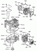 Rasenmäher Antrieb 30168 - Toro Mid-Size ProLine Traction Unit, Gear Drive, 15 hp (SN: 200000001 - 200999999) (2000) Ersatzteile CYLINDER/CRANKCASE ASSEMBLY KAWASAKI FH500V-AS08