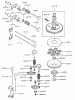 Rasenmäher Antrieb 30168 - Toro Mid-Size ProLine Traction Unit, Gear Drive, 15 hp (SN: 200000001 - 200999999) (2000) Ersatzteile VALVE/CAMSHAFT ASSEMBLY KAWASAKI FH500V-AS08