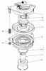 Rasenmäher Antrieb 30175 - Toro Mid-Size ProLine Traction Unit, Gear Drive, 14 hp (SN: 20000001 - 29999999) (1992) Ersatzteile CLUTCH ASSEMBLY NO. 54-3200