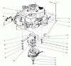 Rasenmäher Antrieb 30175 - Toro Mid-Size ProLine Traction Unit, Gear Drive, 14 hp (SN: 20000001 - 29999999) (1992) Ersatzteile ENGINE ASSEMBLY