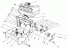Rasenmäher Antrieb 30175 - Toro Mid-Size ProLine Traction Unit, Gear Drive, 14 hp (SN: 20000001 - 29999999) (1992) Ersatzteile FRAME ASSEMBLY