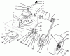 Rasenmäher Antrieb 30175 - Toro Mid-Size ProLine Traction Unit, Gear Drive, 14 hp (SN: 49000001 - 49999999) (1994) Ersatzteile AXLE ASSEMBLY