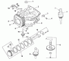 Rasenmäher Antrieb 30177 - Toro Mid-Size ProLine Traction Unit, Gear Drive, 14 hp (SN: 795101 - 799999) (1997) Ersatzteile CRANKCASE-ENGINE KOHLER MODEL NO. CV151 SPEC 41560