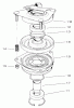Rasenmäher Antrieb 30177 - Toro Mid-Size ProLine Traction Unit, Gear Drive, 15 hp (SN: 200000001 - 200999999) (2000) Ersatzteile CLUTCH ASSEMBLY