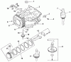 Rasenmäher Antrieb 30177 - Toro Mid-Size ProLine Traction Unit, Gear Drive, 15 hp (SN: 890001 - 899999) (1998) Ersatzteile CRANKCASE