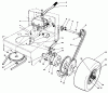 Rasenmäher Antrieb 30180 - Toro Mid-Size ProLine Traction Unit, Gear Drive, 16 hp (SN: 390001 - 399999) (1993) Ersatzteile AXLE ASSEMBLY