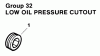 Rasenmäher Antrieb 30180 - Toro Mid-Size ProLine Traction Unit, Gear Drive, 16 hp (SN: 490731 - 499999) (1994) Ersatzteile OIL PRESSURE SWITCH-ENGINE KOHLER MODEL NO. MV16S-TYPE PS56519