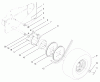Rasenmäher Antrieb 30183 - Toro Mid-Size ProLine Traction Unit, Gear Drive, 18 hp (SN: 695001 - 695100) (1996) Ersatzteile BRAKE, WHEEL PULLEY & WHEEL ASSEMBLY