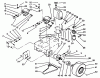 Rasenmäher Antrieb 30185 - Toro Mid-Size ProLine Traction Unit, Hydro Drive, 14 hp (SN: 20000001 - 29999999) (1992) Ersatzteile WHEEL ASSEMBLY & HYDRAULIC COMPONENTS