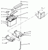Rasenmäher Antrieb 30186 - Toro Mid-Size ProLine Traction Unit, Hydro Drive, 14 hp (SN: 590001 - 599999) (1995) Ersatzteile BATTERY ASSEMBLY