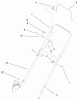 Rasenmäher Antrieb 30187 - Toro Mid-Size ProLine Traction Unit, Hydro Drive, 15 hp (SN: 890001 - 899999) (1998) Ersatzteile HANDLE ASSEMBLY