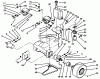 Rasenmäher Antrieb 30190 - Toro Mid-Size ProLine Traction Unit, Hydro Drive, 18 hp (SN: 39000001 - 39999999) (1993) Ersatzteile WHEEL ASSEMBLY & HYDRAULIC COMPONENTS