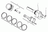 Rasen- und Garten Traktoren 30610 - Toro ProLine 120 Tractor (SN: 390001 - 399999) (1993) Ersatzteile CRANKSHAFT, PISTON AND RINGS