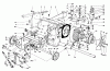 Rasen- und Garten Traktoren 30610 - Toro ProLine 120 Tractor (SN: 390001 - 399999) (1993) Ersatzteile TRANSMISSION & DIFFERENTIAL ASSEMBLY