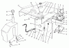 Rasen- und Garten Traktoren 30611 - Toro Groundsmaster 120 Tractor (SN: 890001 - 899999) (1998) Ersatzteile HOOD, FUEL TANK & HYDRAULIC RESERVOIR ASSEMBLY