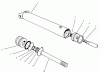 Rasen- und Garten Traktoren 30612 - Toro Groundsmaster 120 Tractor (SN: 220000001 - 220999999) (2002) Ersatzteile HYDRAULIC LIFT CYLINDER ASSEMBLY 54-0150