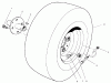 Rasen- und Garten Traktoren 30612 - Toro Groundsmaster 120 Tractor (SN: 230000001 - 230999999) (2003) Ersatzteile FRONT WHEEL ASSEMBLY
