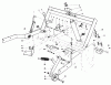 Rasen- und Garten Traktoren 30718 - Toro ProLine 118 (SN: 3900001 - 3999999) (1993) Ersatzteile PARKING BRAKE & LIFT FRAME ASSEMBLY