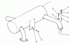 Rasen- und Garten Traktoren 30718 - Toro ProLine 118 (SN: 4900001 - 4999999) (1994) Ersatzteile EXHAUST