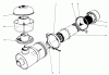 Rasen- und Garten Traktoren 30775 - Toro Groundsmaster 52 (SN: 100001 - 199999) (1981) Ersatzteile AIR CLEANER ASSEMBLY 8-2329