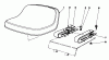 Rasen- und Garten Traktoren 30775 - Toro Groundsmaster 52 (SN: 100001 - 199999) (1981) Ersatzteile STANDARD SEAT KIT MODEL NO.30765