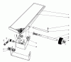 Rasen- und Garten Traktoren 30775 - Toro Groundsmaster 52 (SN: 400001 - 499999) (1984) Ersatzteile TRACTION PEDAL ASSEMBLY