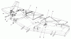 Rasen- und Garten Traktoren 30798 - Toro Groundsmaster 220 (SN: 0000001 - 0999999) (1990) Ersatzteile 62" CUTTING UNIT MODEL 30564